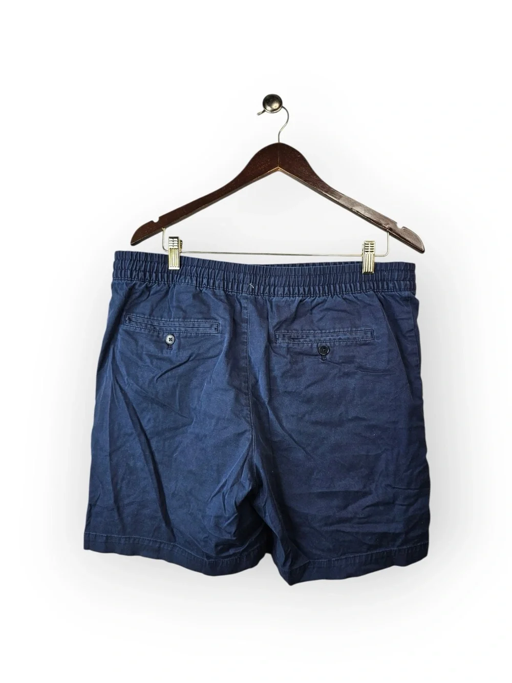 Banana Republic Men's Navy Blue Easy Short Elastic Waist Drawstring Size Large